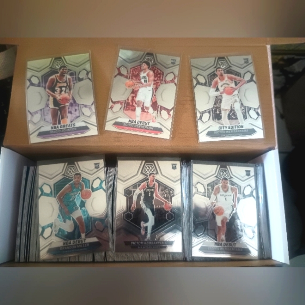 2023-24 Mosaic Basketball Complete Base Set 1-300 Includes 3 Wemby RCs!